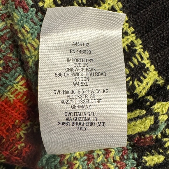 NWT Attitudes by Renee Global Illusions Fair Isle Sweater Chartreuse Women’s 1X - Picture 8 of 8